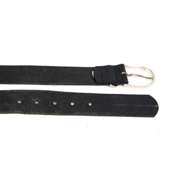 Banana Republic BLACK REAL LEATHER 1 1/2"Wd CASUAL DRESS WOMEN'S BELT Sz S (G86 - Picture 15 of 15